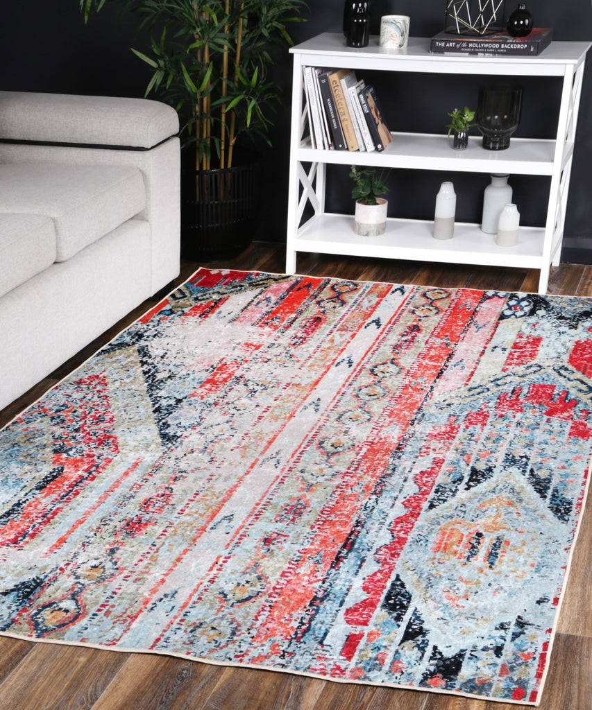 Angelo Boho Multi Non - Slip Rug - ANGE10ANGE12010Rugtastic