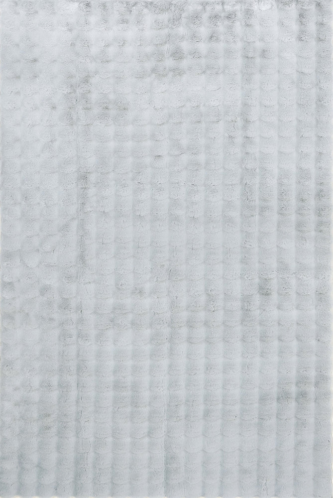Bubble Silver - Machine Washable RugBUB - SILVER - 140X70Rugtastic