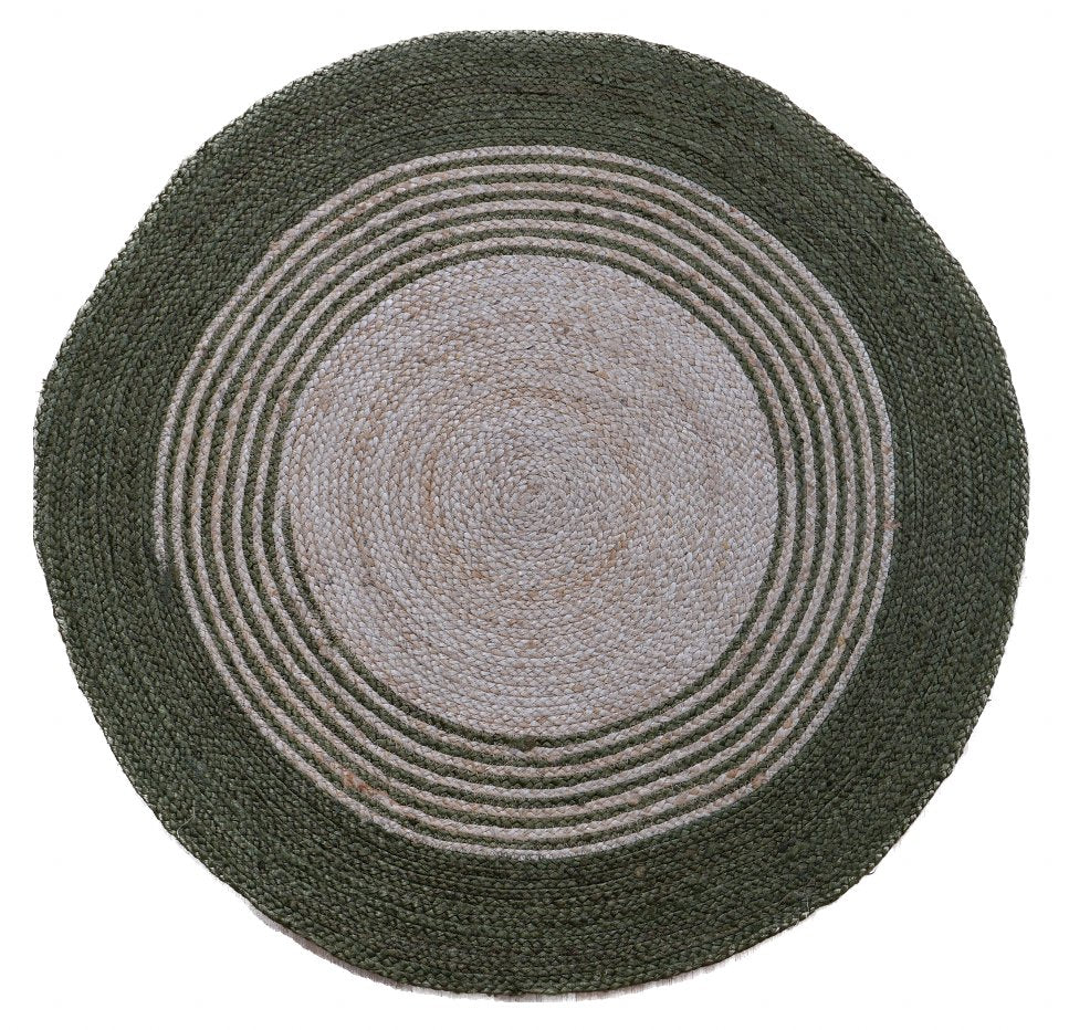 Jeremiah Jute Rug Round GreenJUNO456CIRC/GREENRugtastic