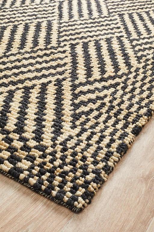 Kenya 26 Natural Hand Woven Tribal Jute RugKYA - 26 - NAT - 225X155Rugtastic