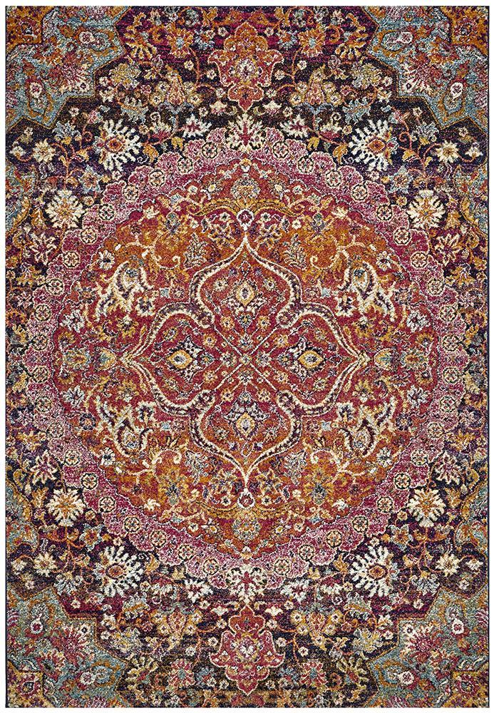 Museum 867 Preston Multi Coloured RugMUS - 867 - MULT - 230X160Rugtastic