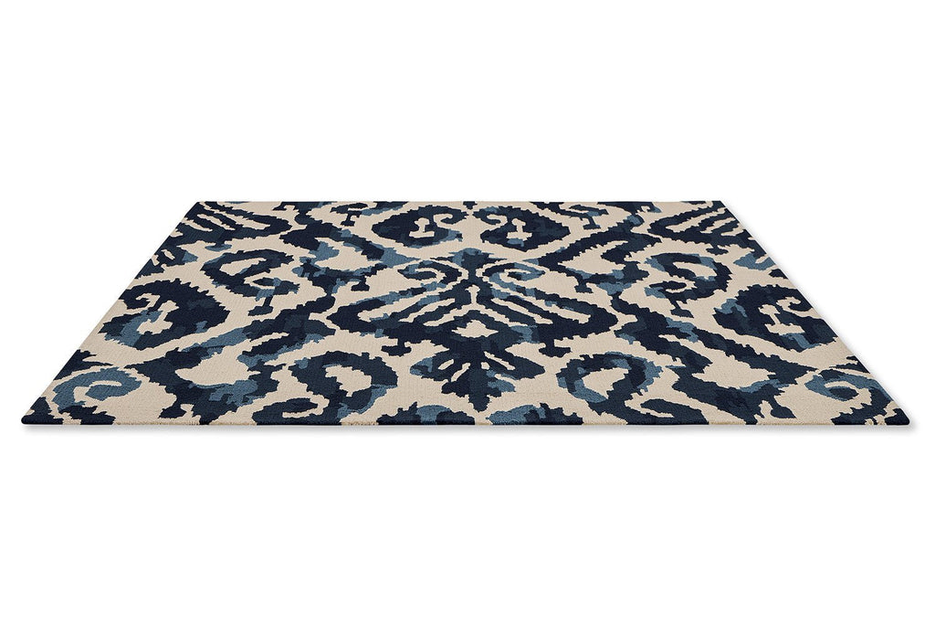 Sanderson Kasuri Indigo Indoor Outdoor 446208BC - SAN - 446208 - 200X140Rugtastic