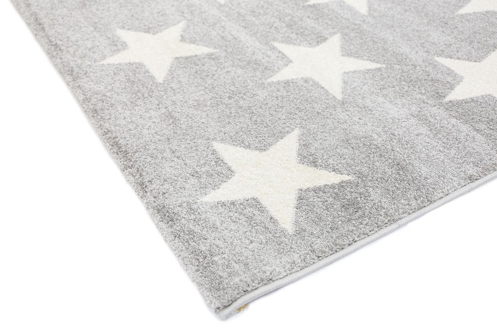 Pica A Stars Light Grey White 1592795PICC1201592795Rugtastic