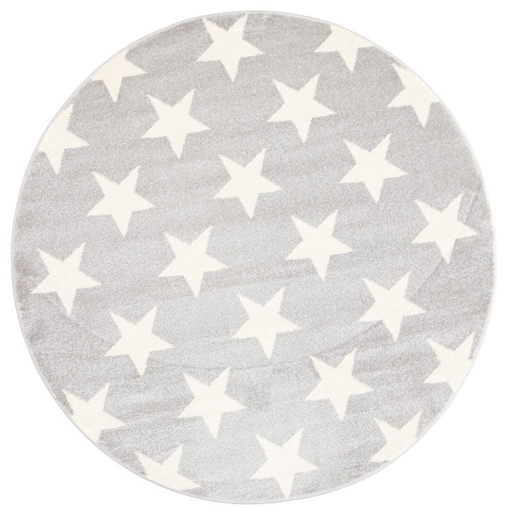 Pica A Stars Light Grey White 1592795PICC1201592795Rugtastic