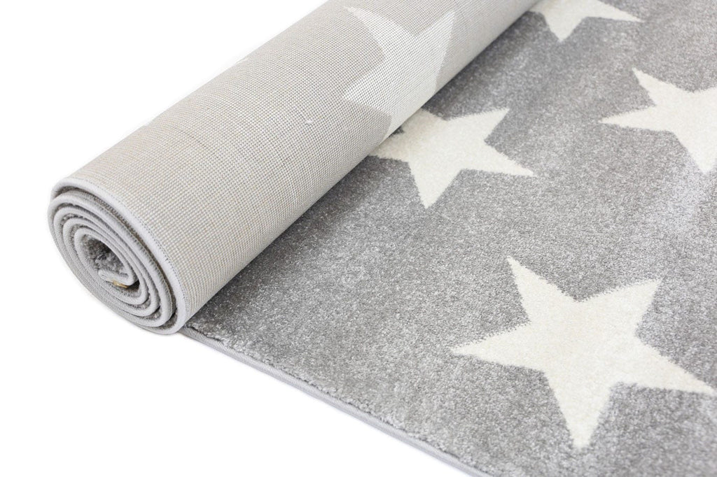 Pica A Stars Light Grey White 1592795PICC1201592795Rugtastic